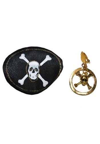 Click Here to buy Pirate Eyepatch and Earring Accessories from HalloweenCostumes, CDN Funds & Shipping