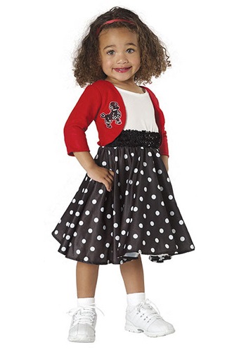 Toddler Girls 50 s Costume