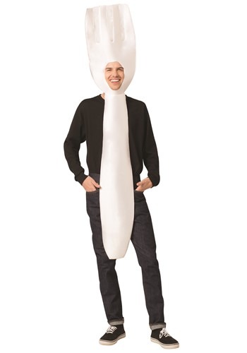 Click Here to buy Funny Adult Plastic Fork Costume from HalloweenCostumes, CDN Funds & Shipping
