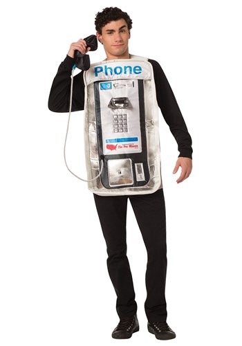 Funny Adult Pay Phone Costume