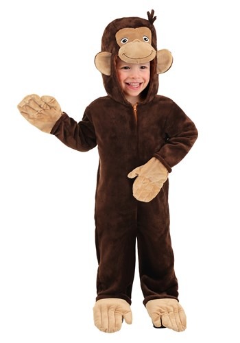 Click Here to buy Deluxe Curious George Costume for Toddlers from HalloweenCostumes, CDN Funds & Shipping