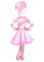 Girls Pink Candy Cane Dress Costume Alt 1