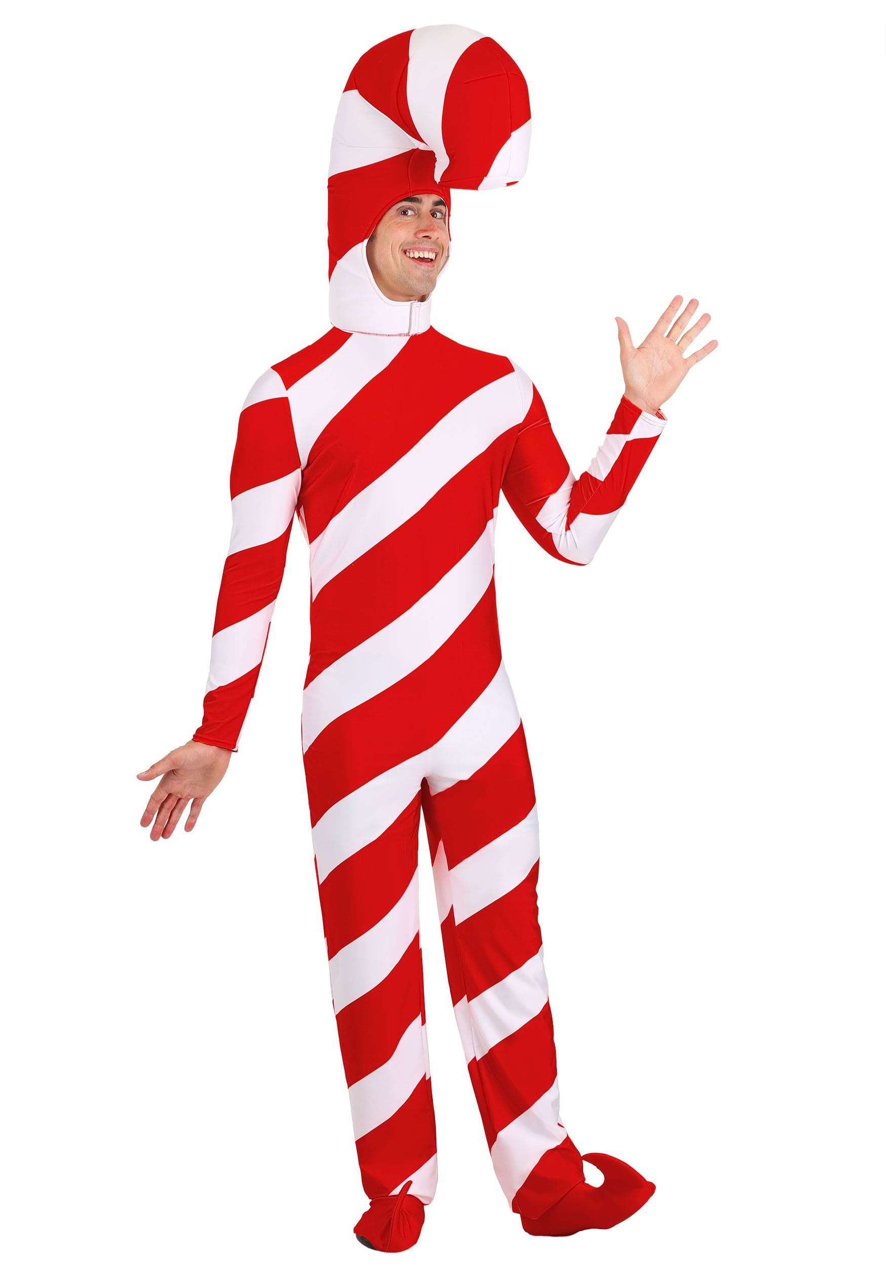 Candy Cane Christmas Costume For Adults