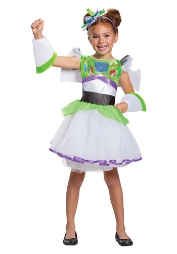 Click Here to buy The Toy Story Girls Buzz Lightyear Tutu Costume from HalloweenCostumes, CDN Funds & Shipping