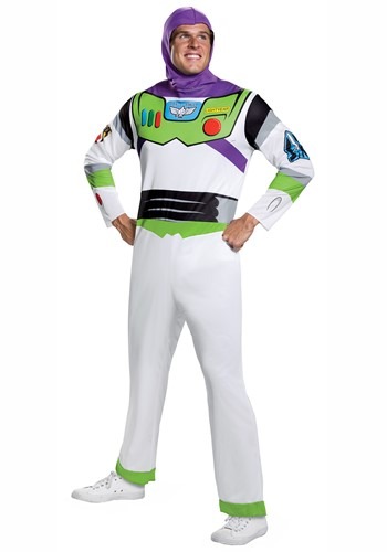 Click Here to buy The Toy Story Adult Buzz Lightyear Classic Costume from HalloweenCostumes, CDN Funds & Shipping