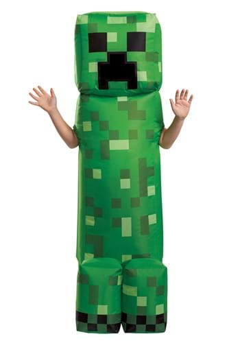Child Minecraft Creeper Inflatable Costume