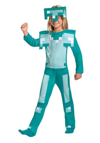 Click Here to buy Minecraft Armor Classic Kids Costume from HalloweenCostumes, CDN Funds & Shipping
