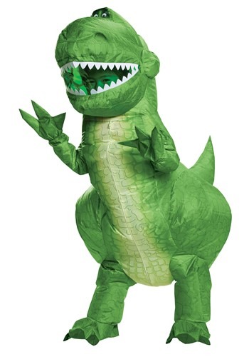 Kids Toy Story Rex Inflatable Costume