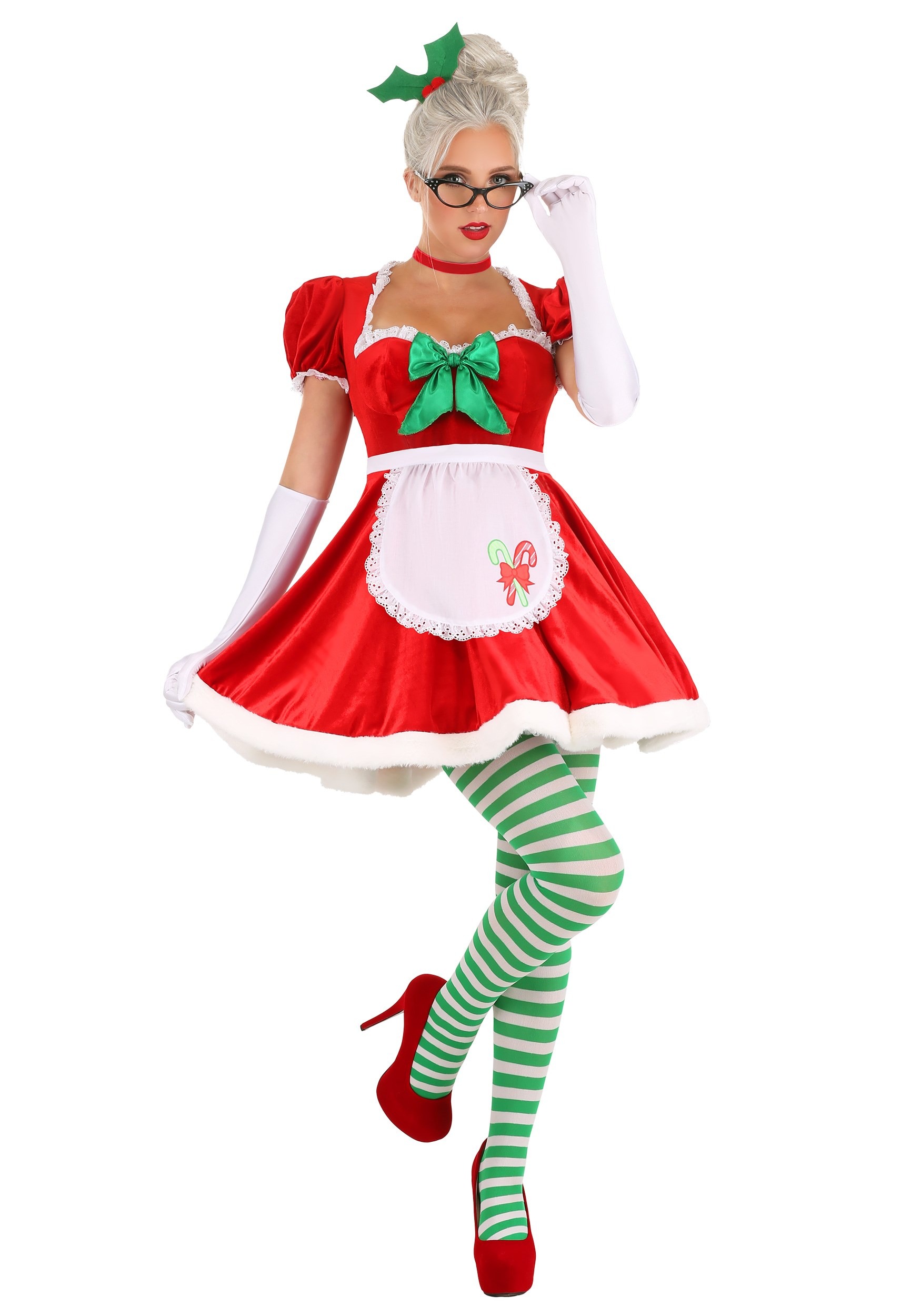 Sexy Classic Mrs Claus Costume For Women