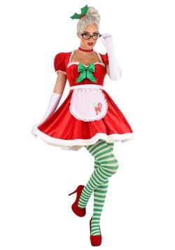 Women's Sexy Classic Mrs. Claus Costume 1
