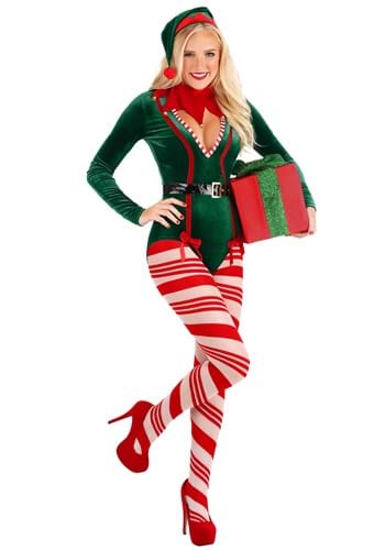 Women's Sexy Santa Elf Costume main