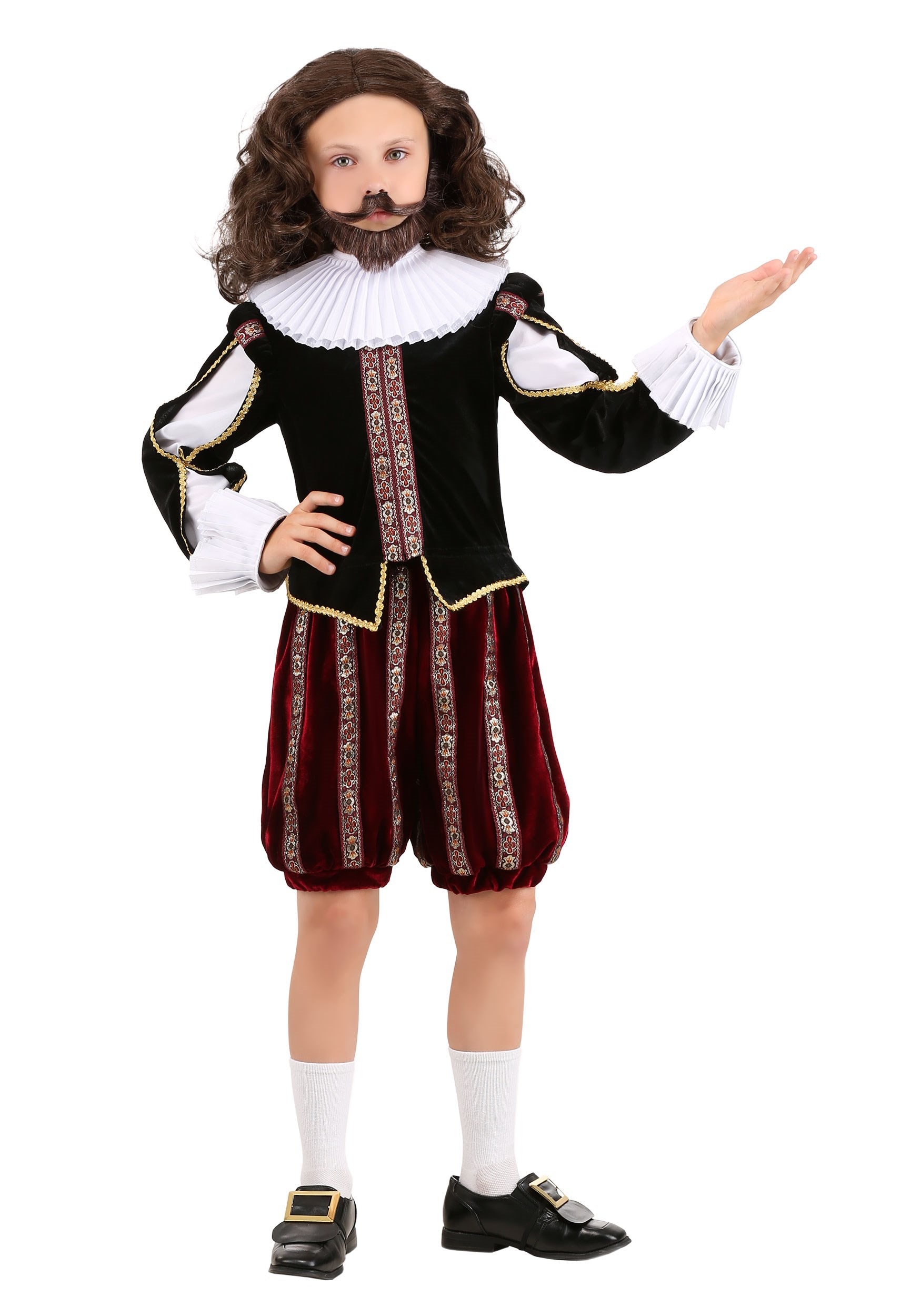 Kid's William Shakespeare Costume | Historical Costumes