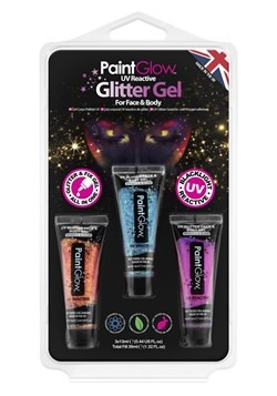 Neon UV Glitter Gel Set