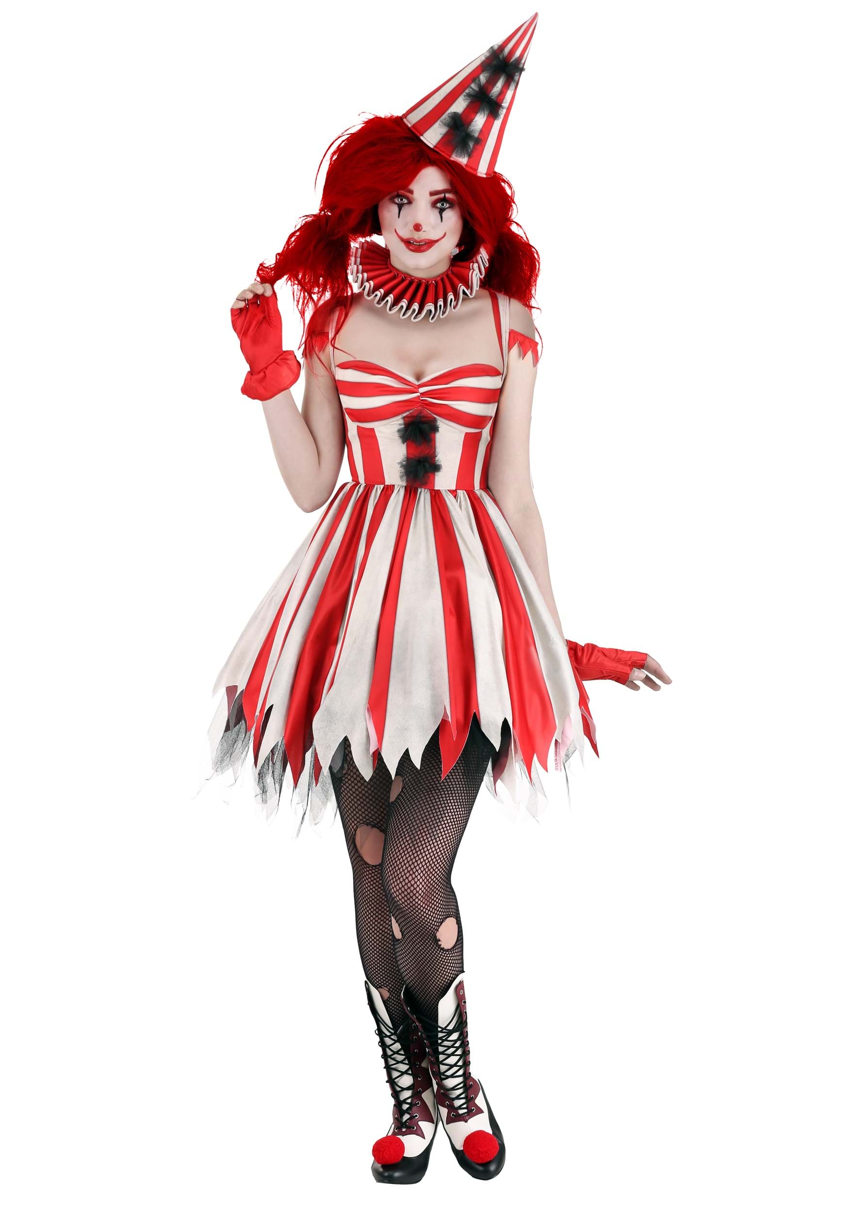 Sinister Circus Clown Costume Women's