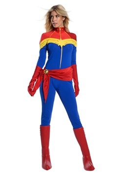 Captain Marvel Womens Captain Marvel Premium Costu
