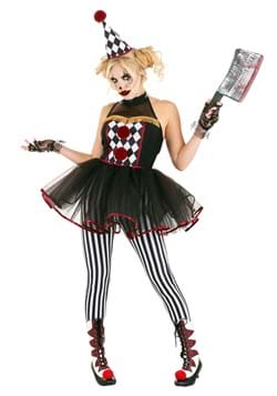 Women's Twisted Clown Costume