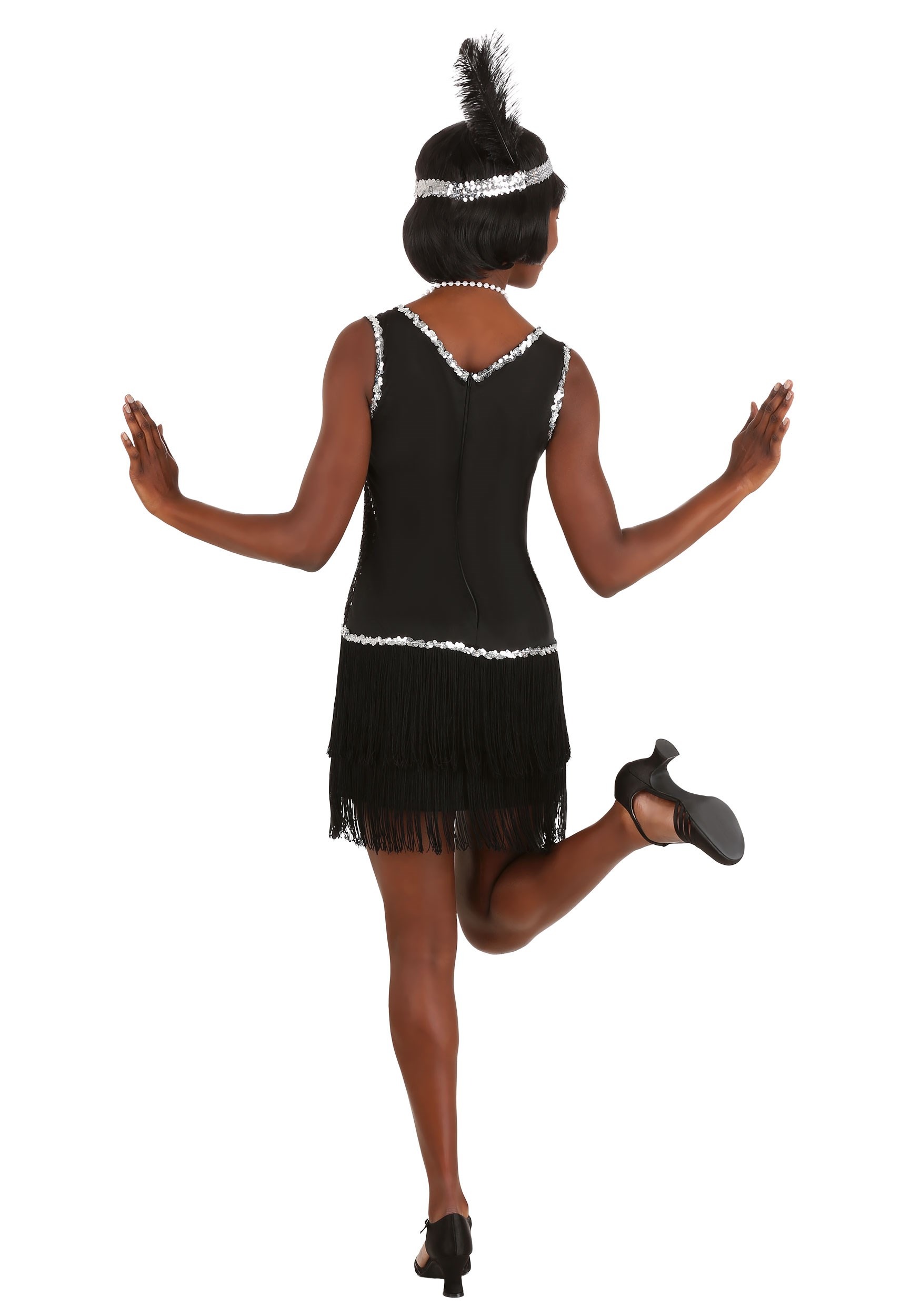 Onyx Flapper Costume For Women , Made By Us Costumes