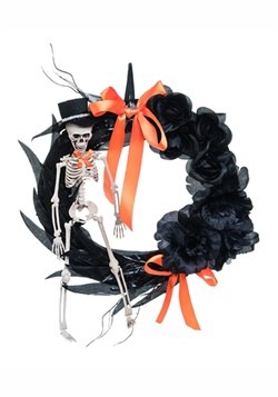Foam/Plastic Feather Skeleton Wreath