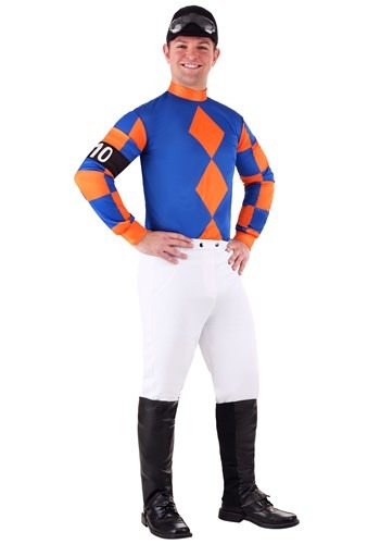 Click Here to buy Mens Kentucky Derby Jockey Costume from HalloweenCostumes, CDN Funds & Shipping