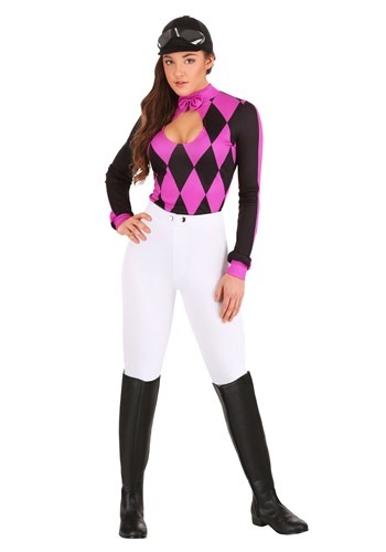 Click Here to buy Sexy Womens Jockey Costume from HalloweenCostumes, CDN Funds & Shipping