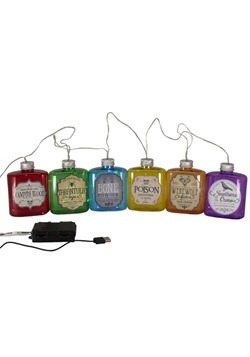 48 Light Halloween Bottle Light Set