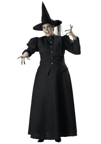 Click Here to buy Womens Plus Size Black Witch Costume from HalloweenCostumes, CDN Funds & Shipping