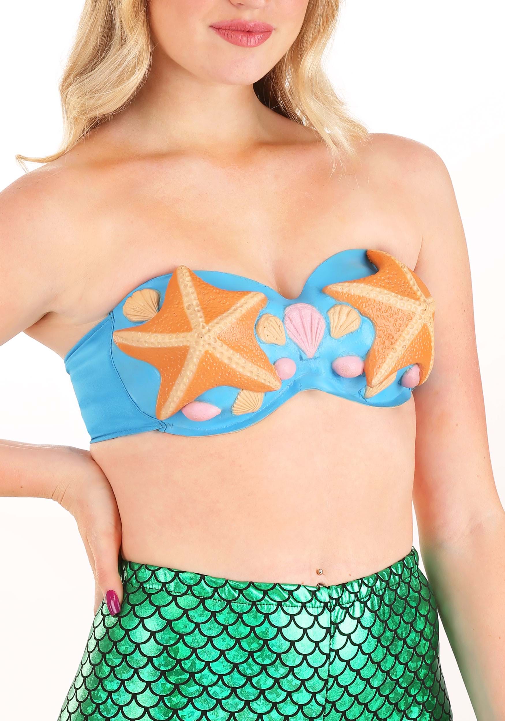 Gold Fishnet Sea Shell Bra – Lipgloss Costume