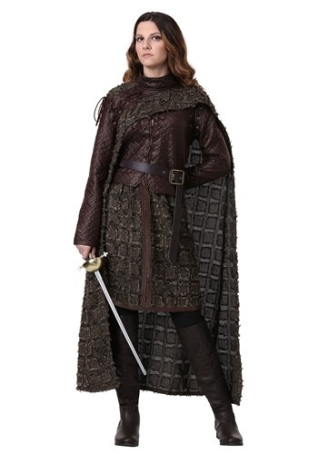 Plus Size Winter Warrior Costume for Women