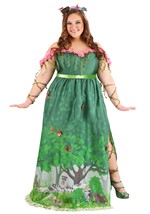 Women's Plus Size Mother Nature Costume Alt 13