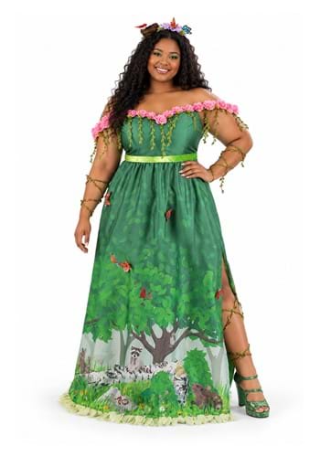 Womens Plus Size Mother Nature Costume New Main