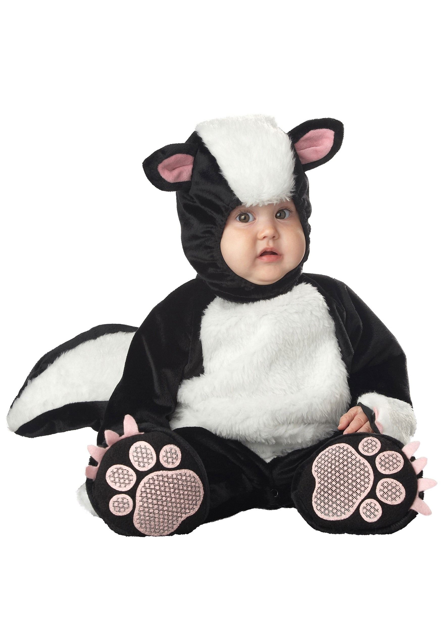 Baby Skunk Costume , Warm Halloween Costumes For Babies