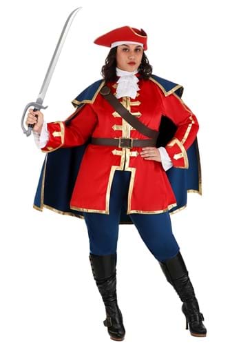Captain Pirate Womens Plus Costume