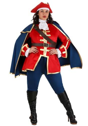 Click Here to buy Captain Pirate Womens Plus Size Costume from HalloweenCostumes, CDN Funds & Shipping