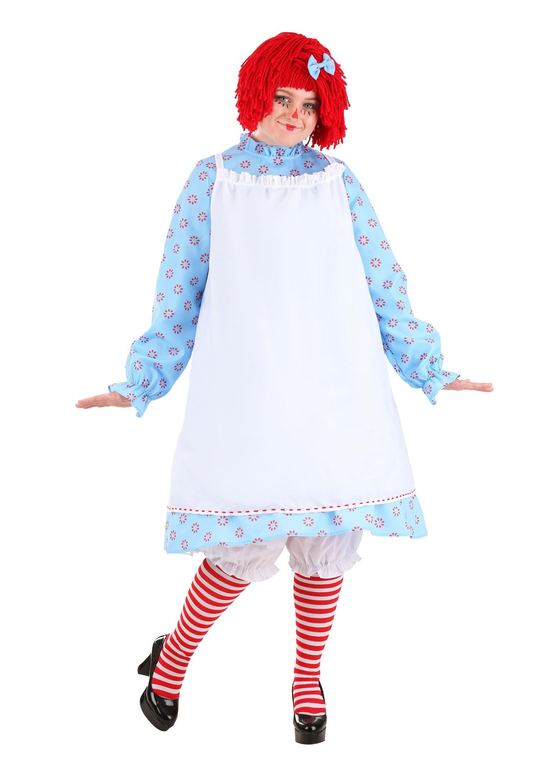 Exclusive Plus Size Raggedy Ann Women's Costume