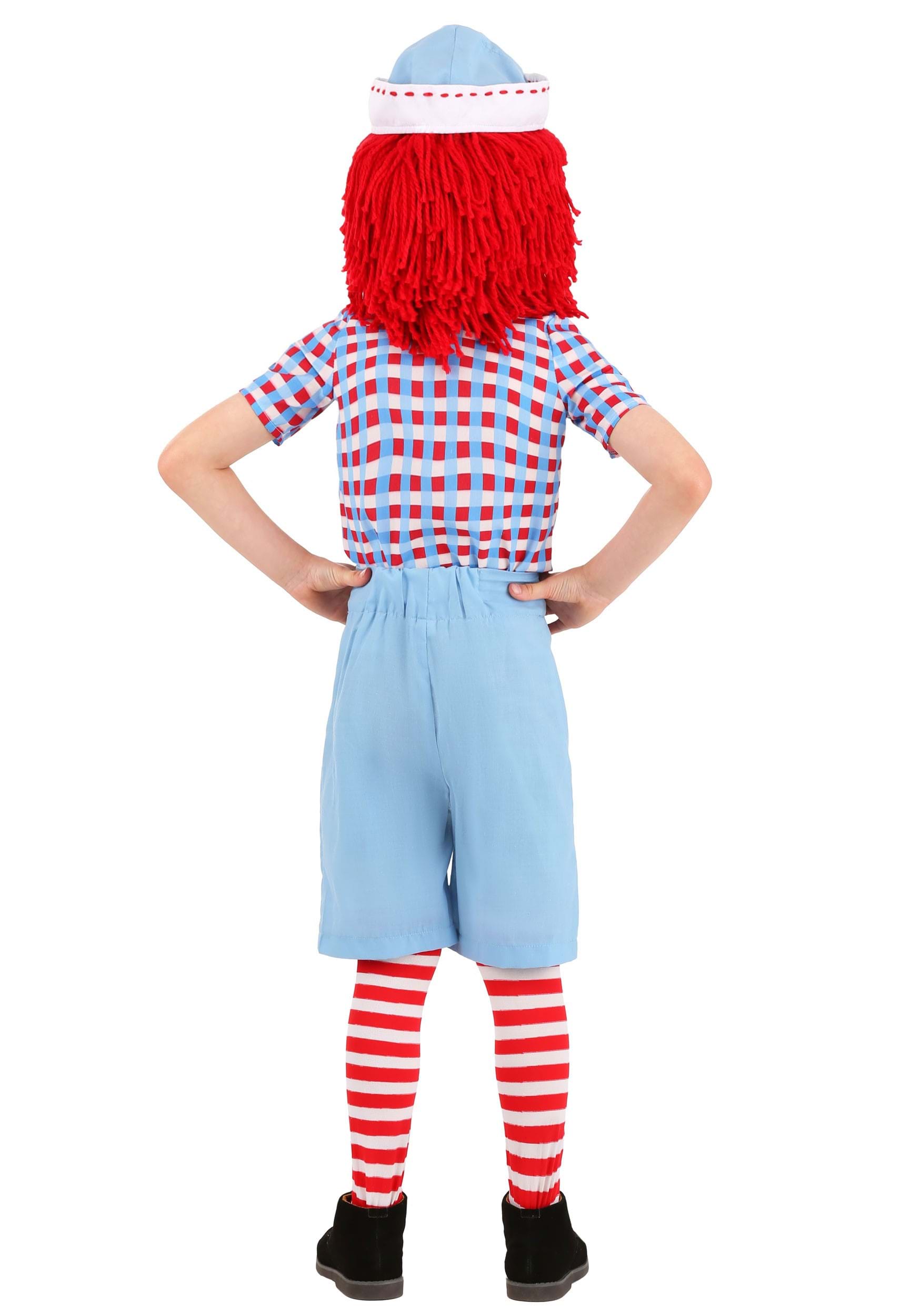 Raggedy Andy Costume For Toddler's
