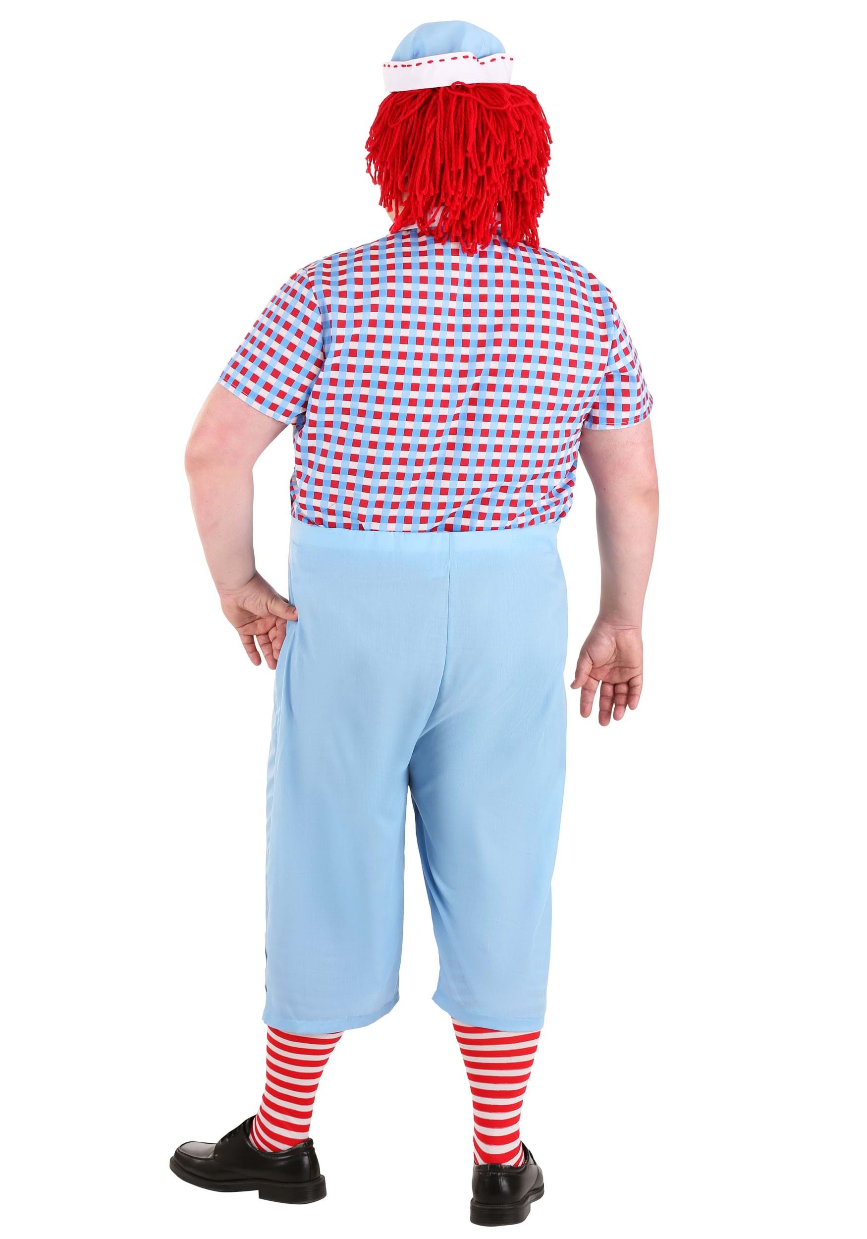 Plus Size Raggedy Andy Costume For Men