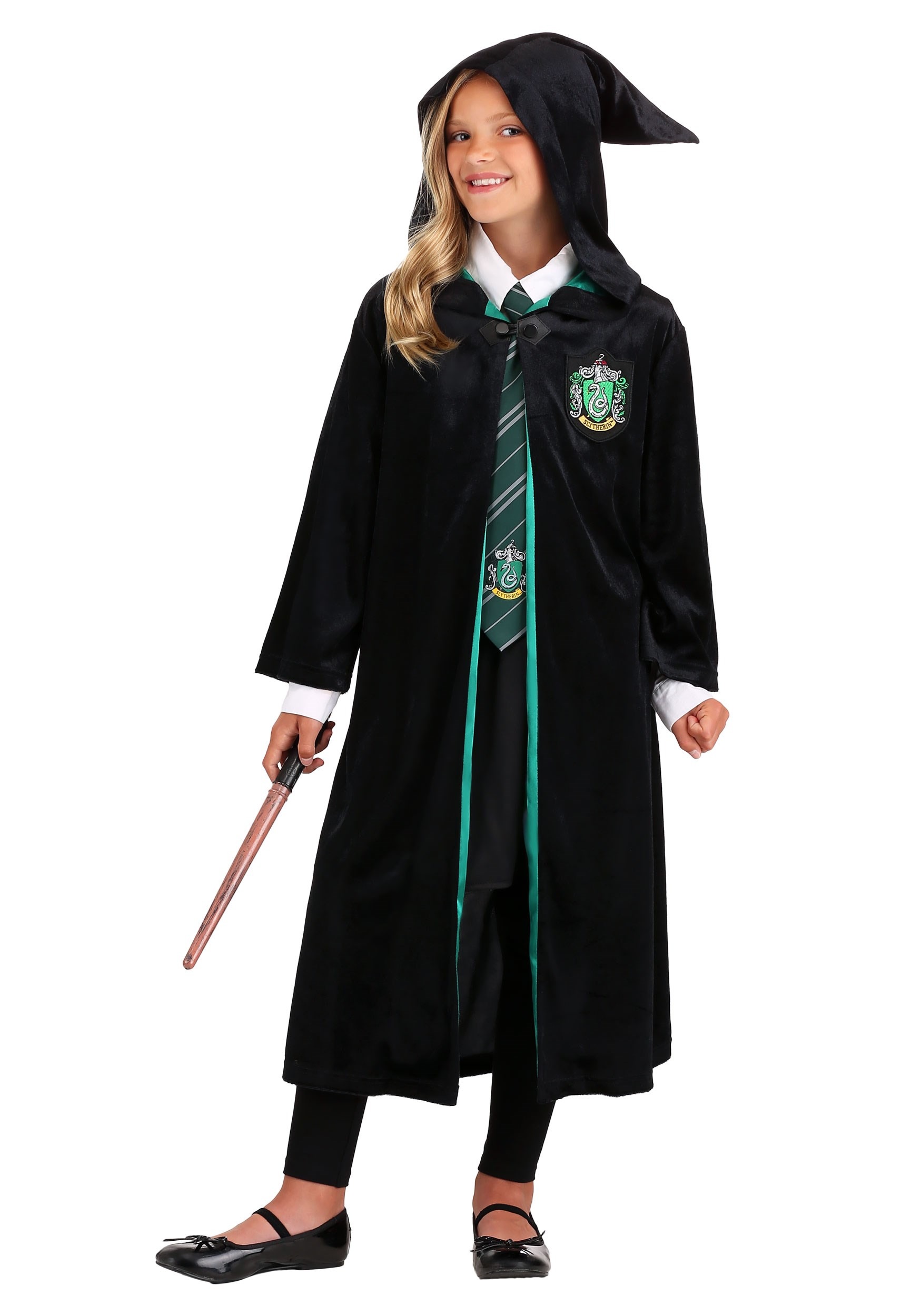 Kids Harry Potter Deluxe Slytherin Robe