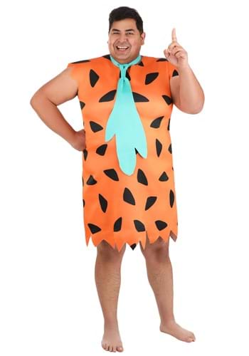Click Here to buy Plus Size Flintstones Fred Flintstone Costume from HalloweenCostumes, CDN Funds & Shipping