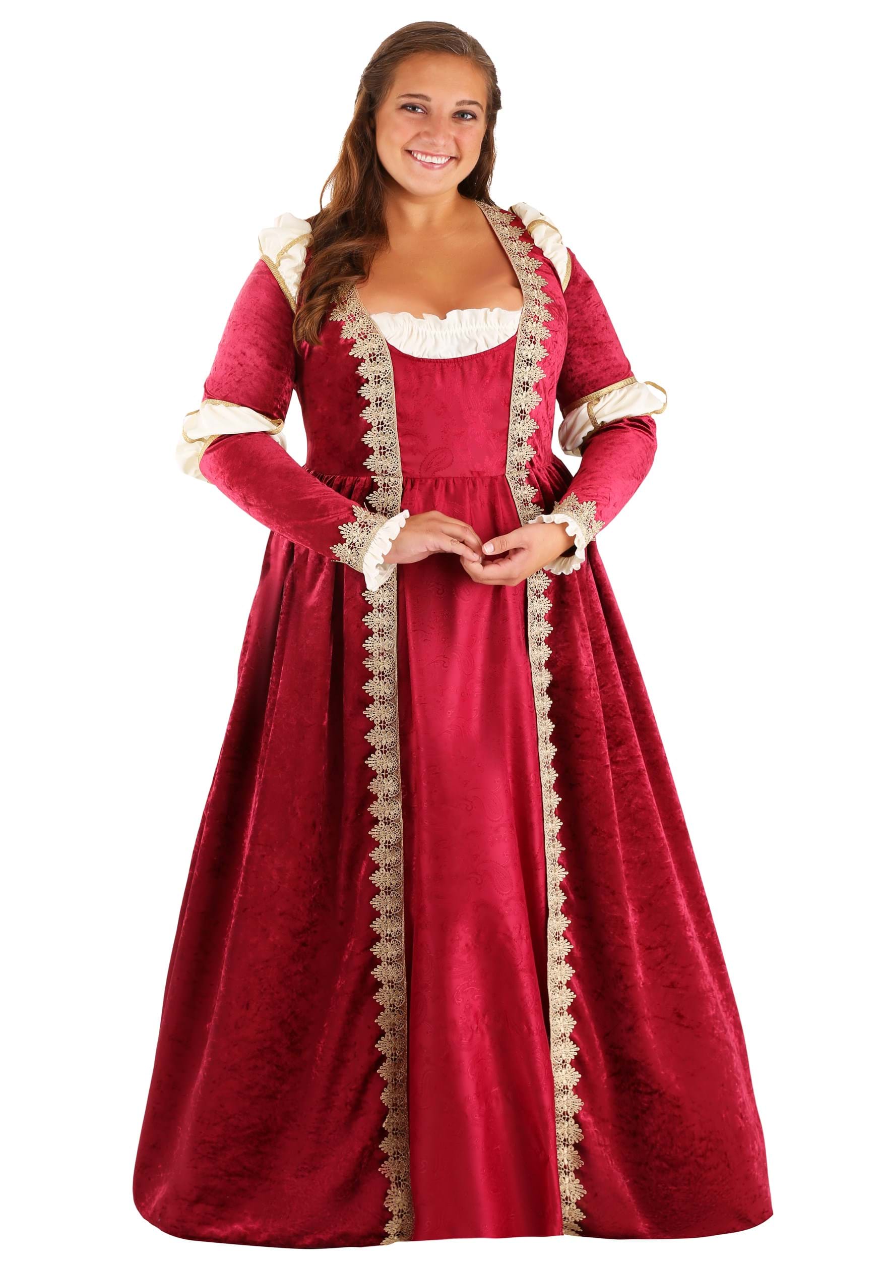 Plus Size Crimson Maiden Costume for Women