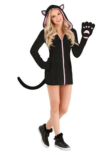 Click Here to buy Midnight Kitty Womens Costume from HalloweenCostumes, CDN Funds & Shipping