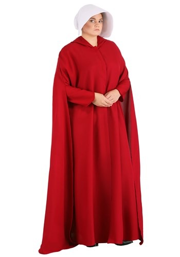 Click Here to buy Womens Plus Size Handmaids Tale Costume | TV Show Costumes from HalloweenCostumes, CDN Funds & Shipping