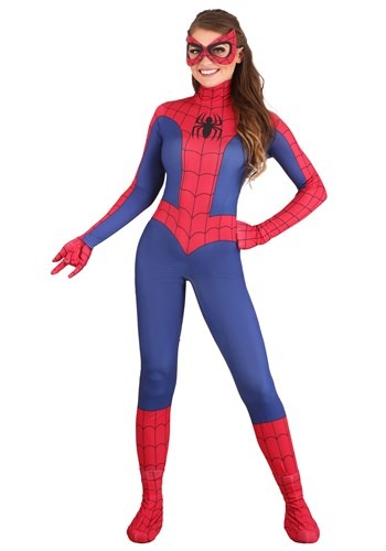 Click Here to buy Spider-Man Womens Costume | Adult Superhero Costume from HalloweenCostumes, CDN Funds & Shipping