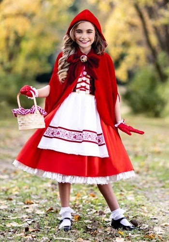 Girls Premium Red Riding Hood Costume