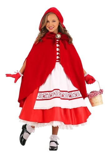Click Here to buy Premium Red Riding Hood Girls Costume from HalloweenCostumes, CDN Funds & Shipping