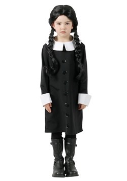 Addams Family Wednesday Addams Child Costume