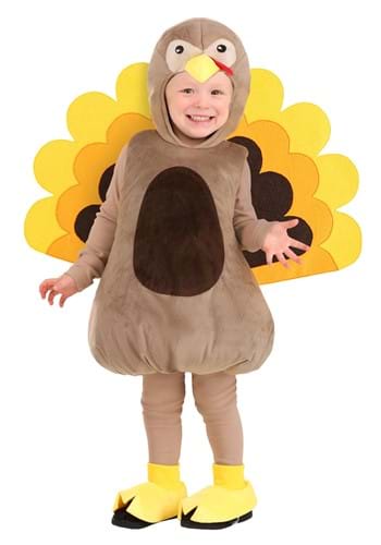 Click Here to buy Crafty Turkey Costume for Toddlers | Toddler Animal Costumes from HalloweenCostumes, CDN Funds & Shipping