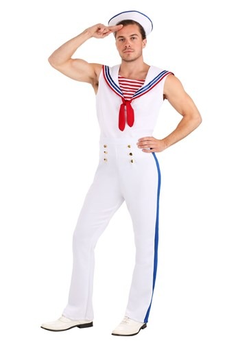 Click Here to buy First-Class Mens Sailor Costume from HalloweenCostumes, CDN Funds & Shipping