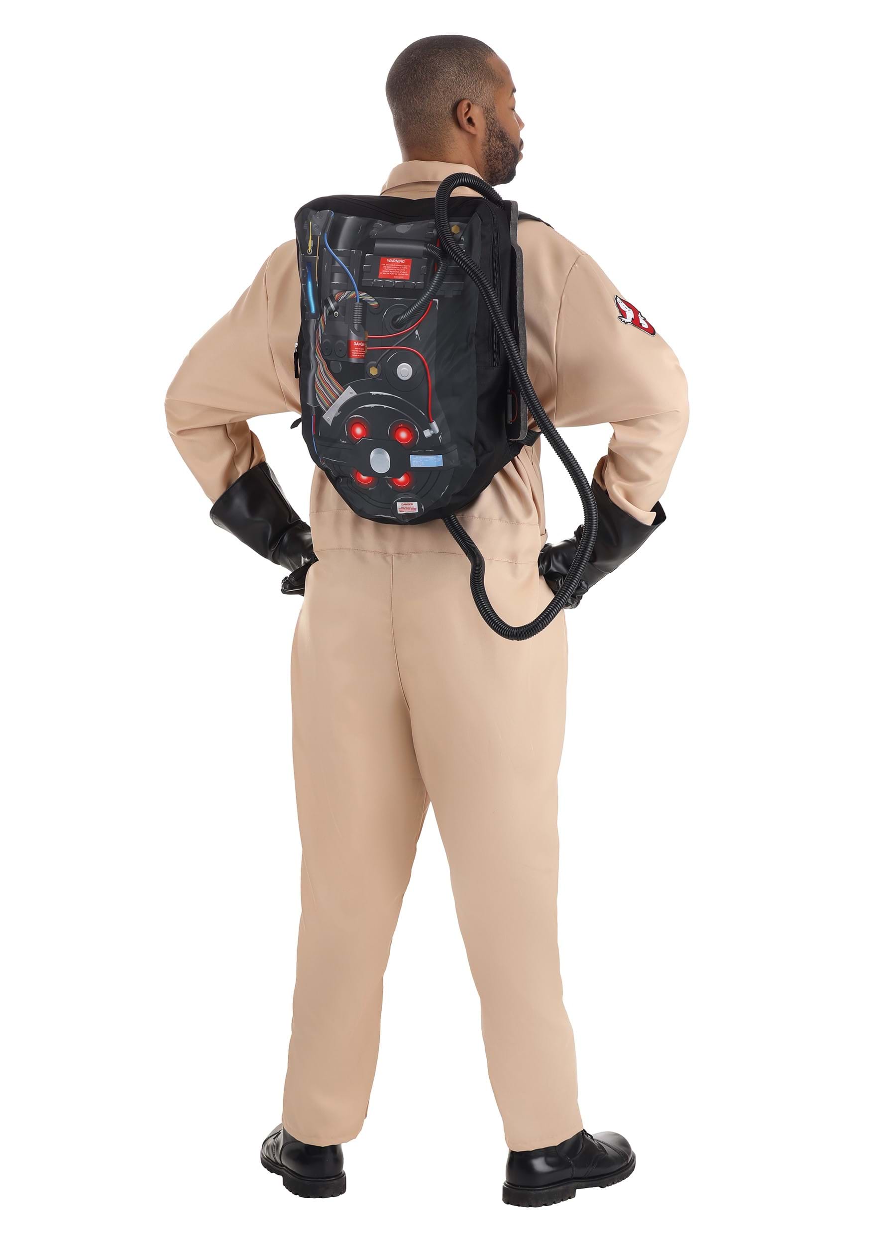 Men's Ghostbusters Plus Size Deluxe Costume , Ghost Hunter Costume