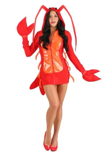 Click Here to buy Glamorous Lobster Womens Costume from HalloweenCostumes, CDN Funds & Shipping