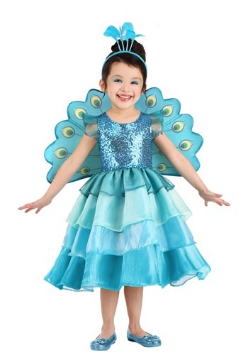 Click Here to buy Pretty Peacock Toddlers Costume from HalloweenCostumes, CDN Funds & Shipping